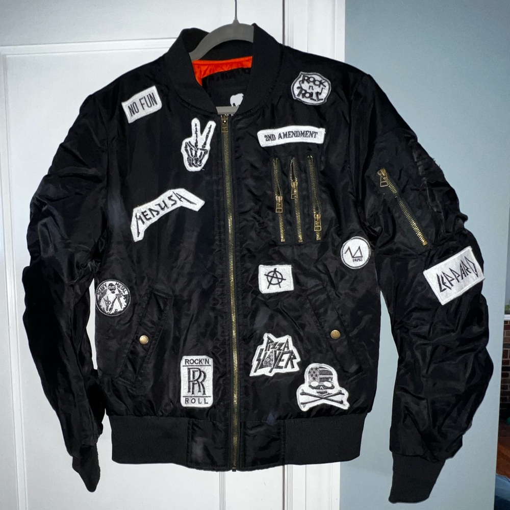 American Stitch nylon bomber/flight jacket